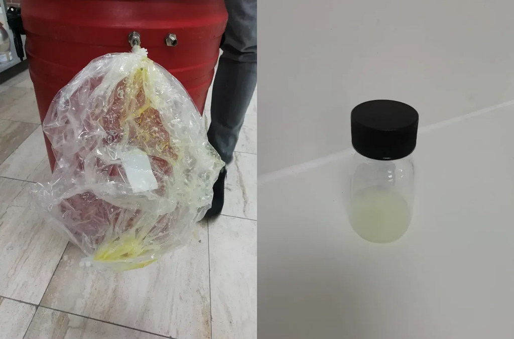 Condensation du charbon actif dans l'échantillonnage du headspace